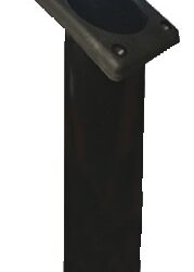 Portacanne polipr. quadrato UV stab. nero 240 mm