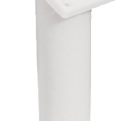 Portacanne polipr. quadrato UV stab. bianco 240 mm