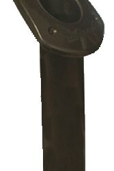Portacanne polipr. ovale UV stab. nero 240 mm