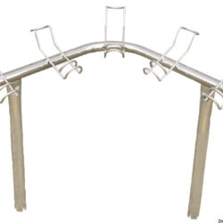 Reggicanne inox 5 posti
