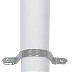 Portacanne parete bianco 41 mm