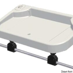 Vassoio per tubi pulpito Ø25 mm 850x460 mm
