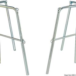 Pulpito poppa inox 40x43x60 cm 2 parti