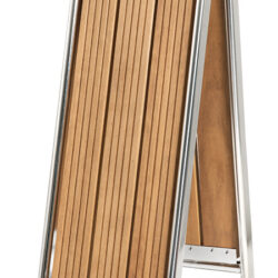 Passerella inox/iroko cm 220