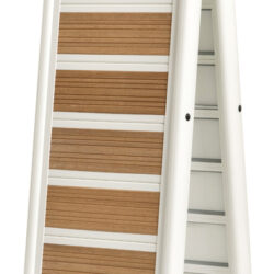 Passerella lega leggera bianca 210 cm