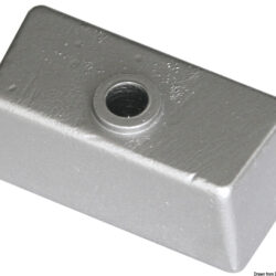 Anodo cubo per piede in alluminio
