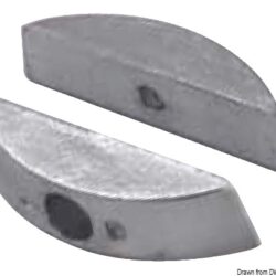 Anodo alluminio Volvo eliche pieghevoli