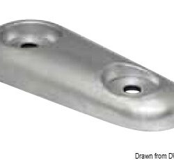 Anodo ovale alluminio VETUS 390 g