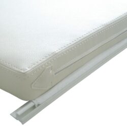 Canalina in PVC bianco 4 m per cuscinerie