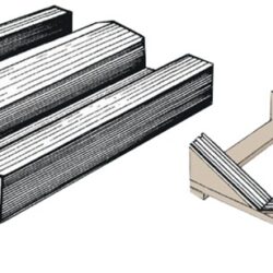 Profilato PVC 73 x 16 mmolo 24 m)