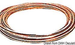 Tubo in rame per carburante 8x 10 mm