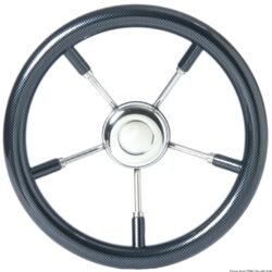 Volante mm 350 cubicato carbonio