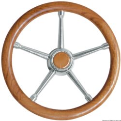 Volante A inox/teak 350 mm