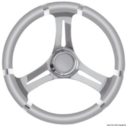 Volante B inox/grigio 350 mm