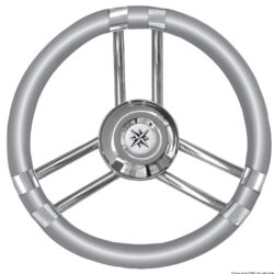 Volante C inox/grigio 350 mm