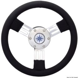 Volante Pegaso razze inox Ø mm 300 nero