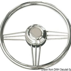 Volante inox lucido 370 mm