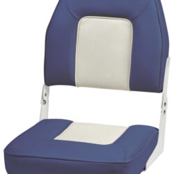 Sedile con schienale ribaltab. De Luxe bianco/blu