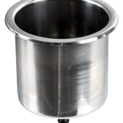 Porta Bicchieri Large inox con drenaggio