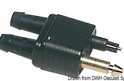 Innesto Evinrude maschio doppio