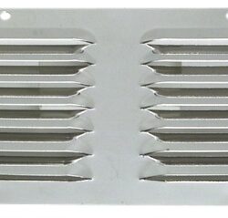 Presa d'aria ovale inox 235 x118 mm