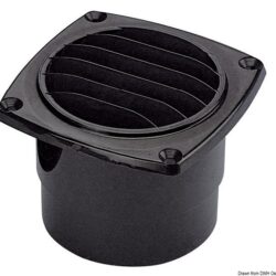 Presa d'aria ABS con collare mm 92x92 bianca