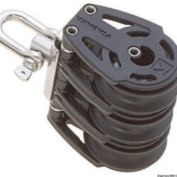 Bozzello 3 pulegge (testa universale) A