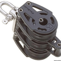 Bozzello 3 pulegge (testa universale) arricavo A