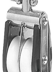 Bozzello Offshore 2 pulegge fisso o girevole B con arricavo