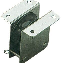 Bozzello inox incasso 1 puleggia 55x12