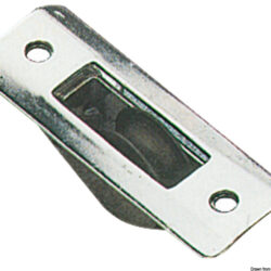 Bozzello inox incasso 1 puleggia 22x3