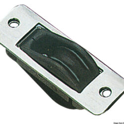 Bozzello inox incasso 1 puleggia 28x4