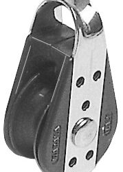Bozzello inox 1 puleggia 22x6