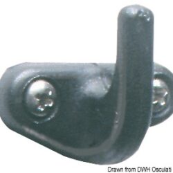 Gancetto nylon nero