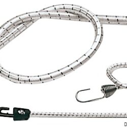 Cavo elastico con gancio nylon 200x4 mm 1 CF(20 PZ)