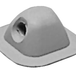 Passacima nero 96x96 mm