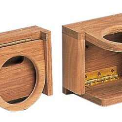 Porta bicchiere parete teak