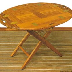 Tavolo ripiegabile in teak 85x60x53h
