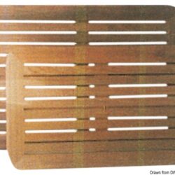 Piani tavolo in teak 55x80 cm