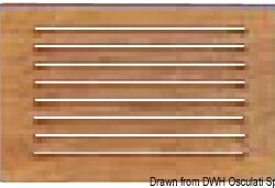 Frontalino protezione teak 200x150 mm