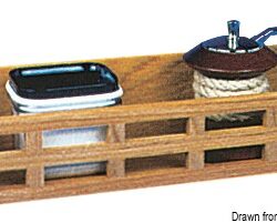 Contenitore in teak 300x85x70mm