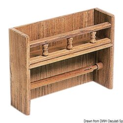 Porta scottex teak 327x90x250mm