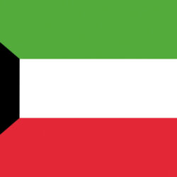 Bandiera Kuwait 30 x 45 cm